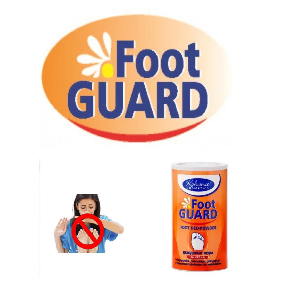 FOOT GUARD Deo - Powder Healthy Feet 50g Eliminates Sweating and Odor
