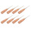8PCS Wooden Handle Leather Stitching Awls, Drillable & Ergonomic 14