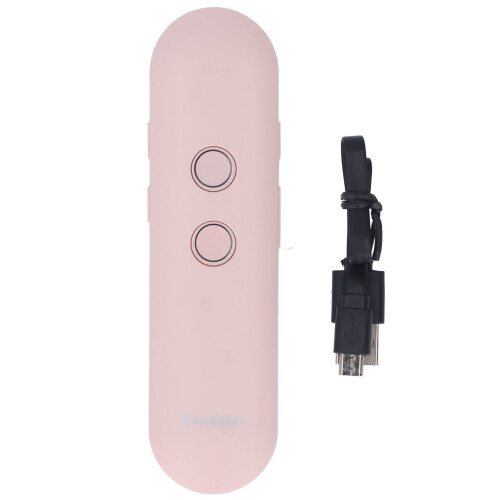 Pink Language Translator Device, 97 Languages, 400mAh Battery 1
