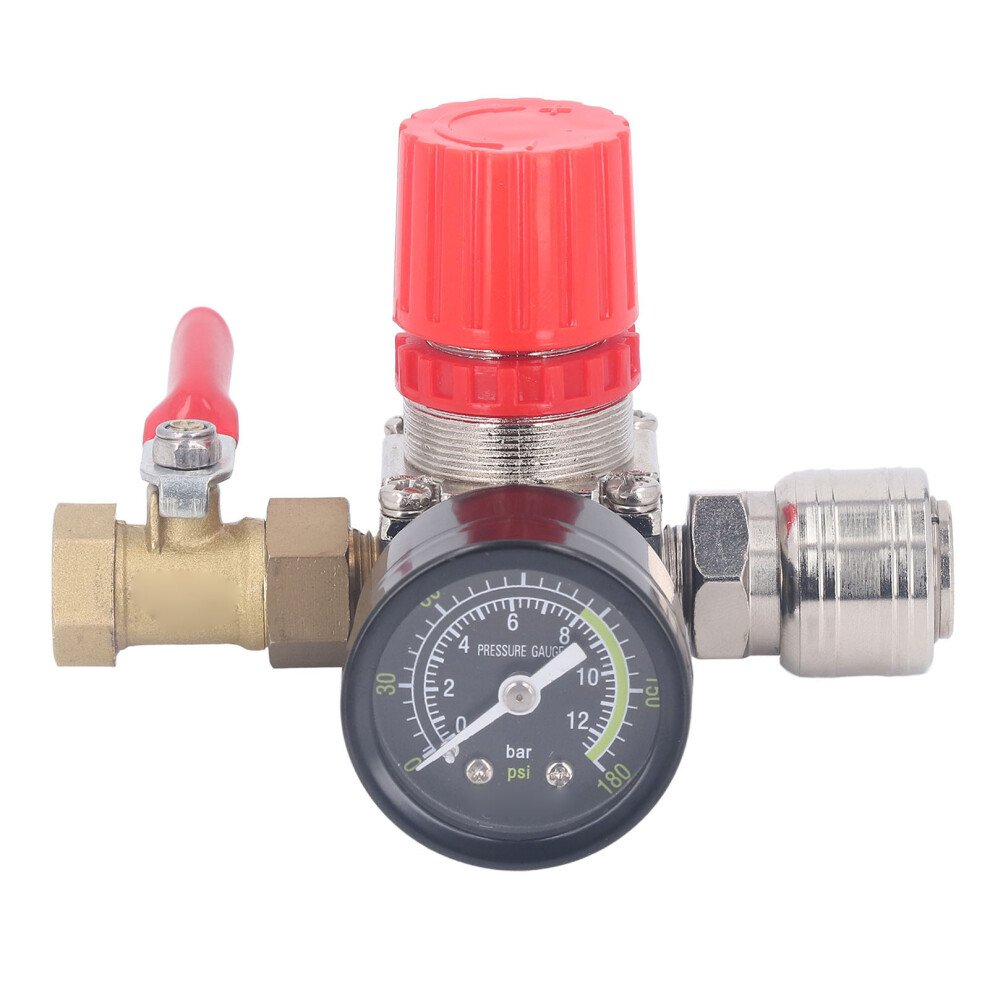 European Style 0-180 Psi Air Regulator Kit With Accurate Dial Gauge 6901349359436