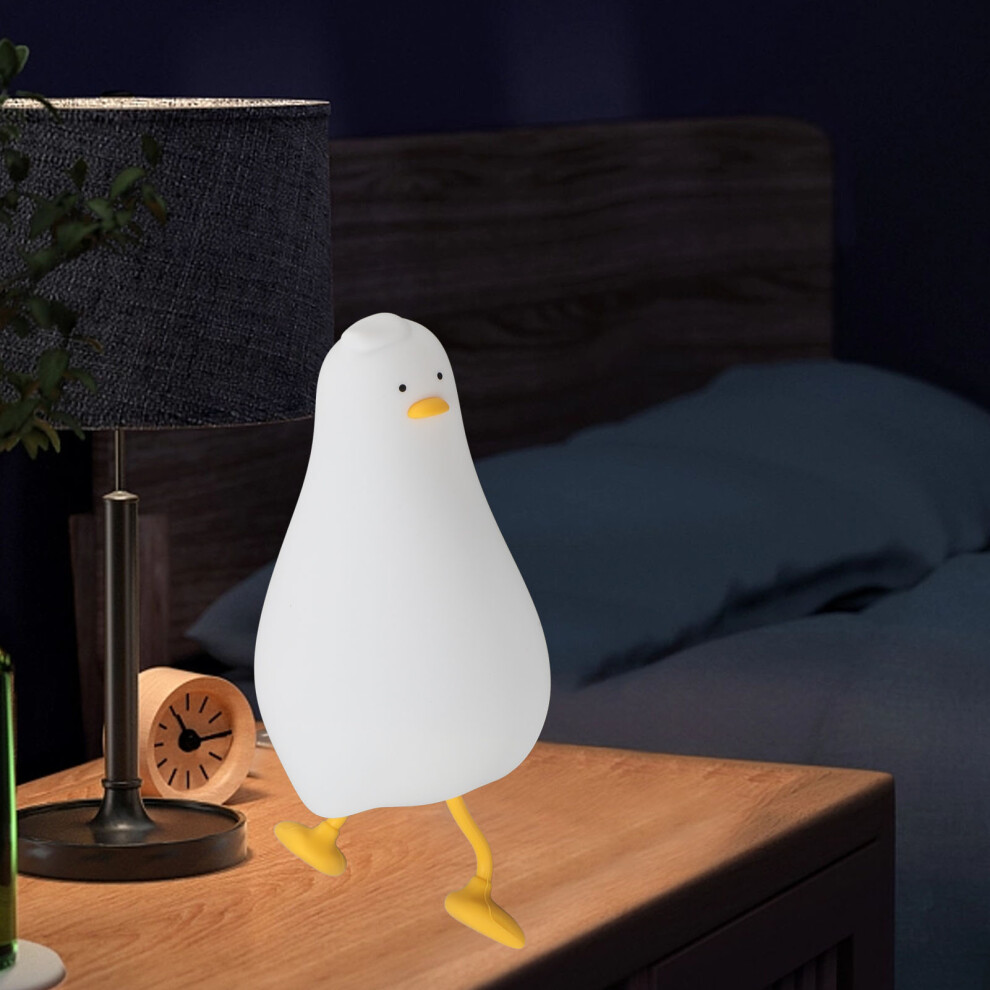 Light Duck Silicone Sleep Lamp 1200Mah Usb Rechargeable Night