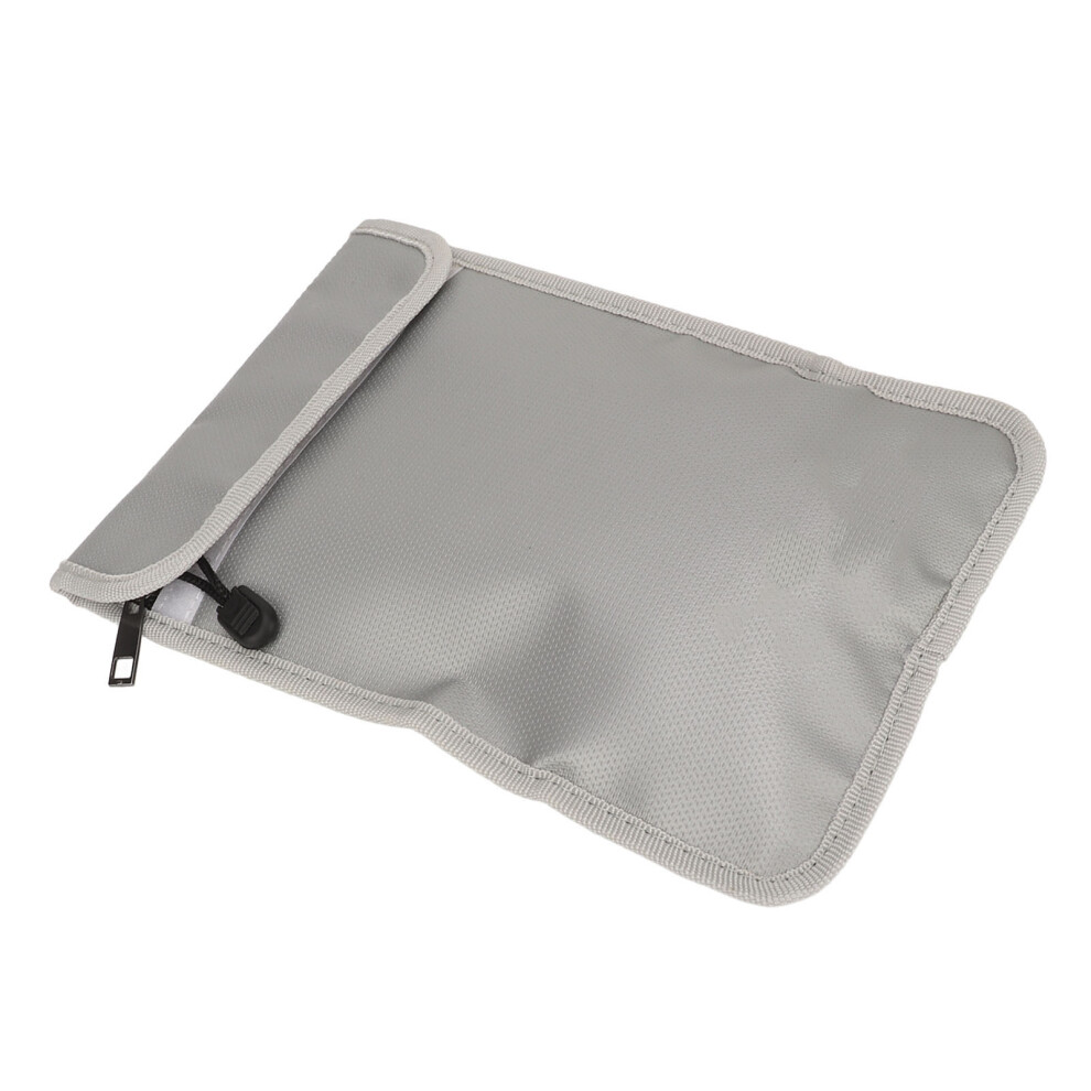 Small Fireproof Waterproof Document Bag, 27X17.5cm, Dual Zippers 3151349360304