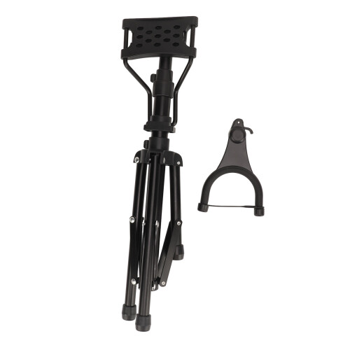 Durable Aluminum Wind Instrument Holder with Adjustable and Foldable Design 2