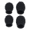 4 Stück Silikon-Schlagzeugstick-Mute-Set, Spitzen 16