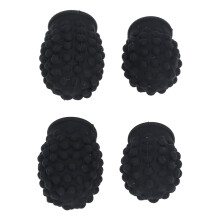 4 Stück Silikon-Schlagzeugstick-Mute-Set, Spitzen
