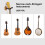 Multipurpose Mahogany Ukulele Hanger for Home & Studio Use 5