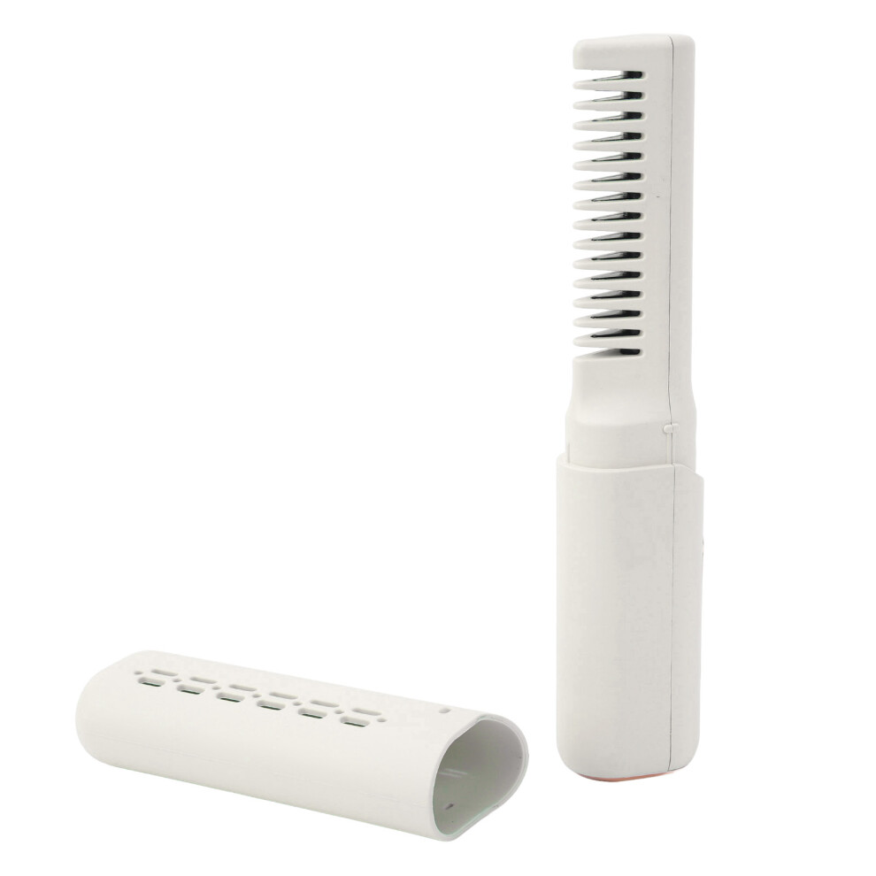 Wireless Mini Hair Straightener 3 Adjustable Temp 2000mAh Battery Khaki