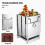 Wood Stove Stainless Steel 4