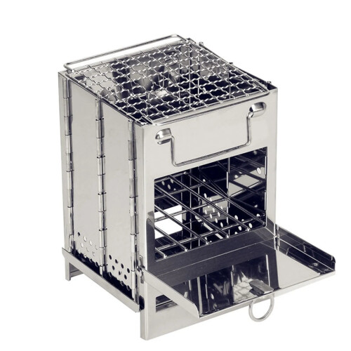 Wood Stove Stainless Steel 1