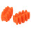 Durable Silicone Compound Bow Stabilizers - Pack of 2 Orange 16