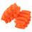 Durable Silicone Compound Bow Stabilizers - Pack of 2 Orange 1
