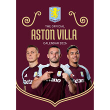 ASTON VILLA FC 2026 A3 CALENDAR - PRE-ORDER