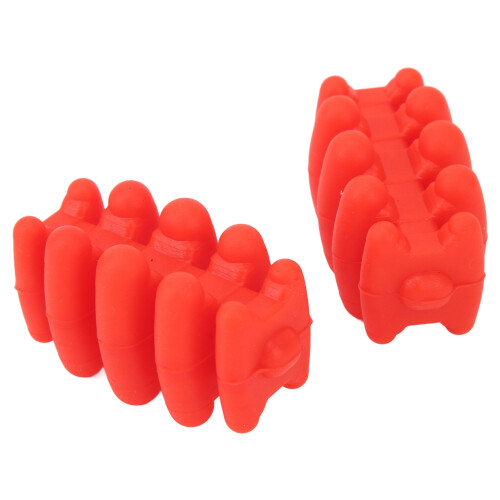 Archery Bow Limbs Stabilizer Shock Absorber 2pcs Red Silicone