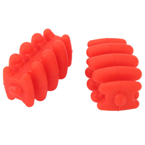 Archery Bow Limbs Stabilizer Shock Absorber 2pcs Red Silicone 2