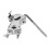 Adjustable Drum Clamp Cowling Mounting Bracket Expansion Clamp 1