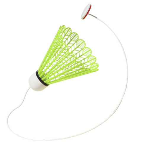 Badminton Training Device, Telescopic Elastic Rod Trainer, Self