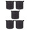 5Pcs Portable Black Planting Pouch with Air Permeability 6