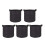 5Pcs Portable Black Planting Pouch with Air Permeability 1