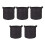 5Pcs Portable Black Planting Pouch with Air Permeability 3