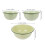 3pcs Enamel Mixing Bowl Set 1000ml 1400ml 1950ml 3