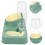 Pet Bowl Tableware Detachable Plastic 2
