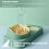 Pet Bowl Tableware Detachable Plastic 11
