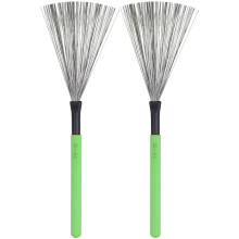 Drum Wire Brush Tool For Percussion Instrument 1 Pair Wood