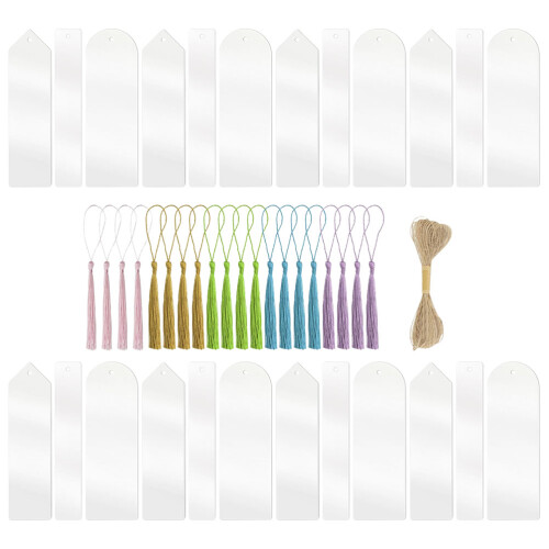 Raindrops Diy Bookmark Decor Acrylic Assorted Color 30set 2