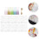 Raindrops Diy Bookmark Decor Acrylic Assorted Color 30set 9