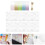 Raindrops Diy Bookmark Decor Acrylic Assorted Color 30set 7