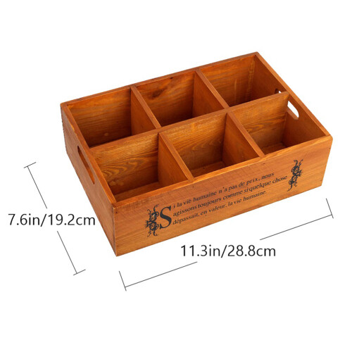 Wooden Antique Box Classical Props Antique Crafts Storage Box 1