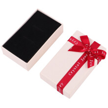 10Pièces Boîte À Rouge En Papier Avec Nœud, Coton Rempli