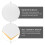 5 Sheets Self Adhesive Lining Paper Cloth Self-Adhesive Fabric Liners 10