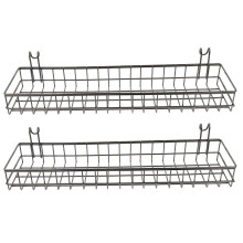 Hanging Baskets For Bathroom Iron 2pcs