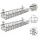 Hanging Baskets For Bathroom Iron 2pcs 5
