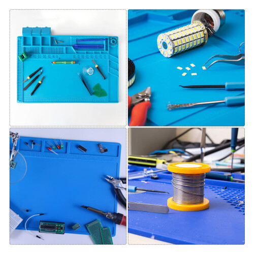 Magnetic S150 Heat Resistant Soldering Mat for Electronics 1