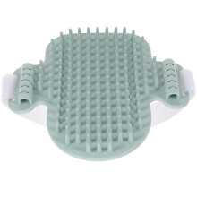 Cat Deshedding Comb Cat Corner Brush Rubber Green 1pcs
