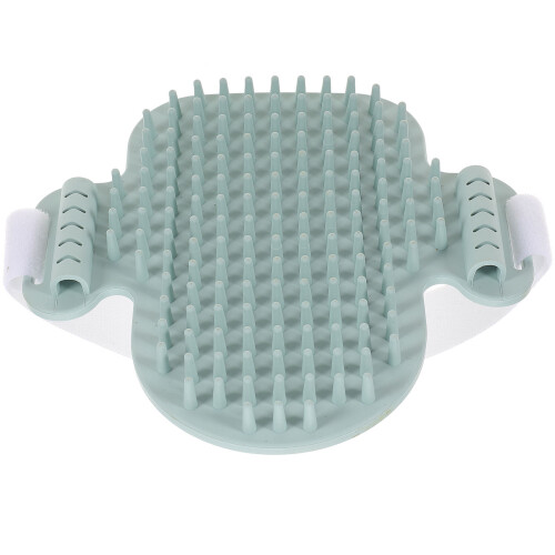 Cat Deshedding Comb Cat Corner Brush Rubber Green 1pcs