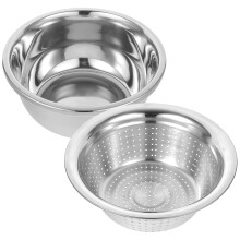 Double-Layer Kitchen Drain Basket for Fruit Vegetable Washing