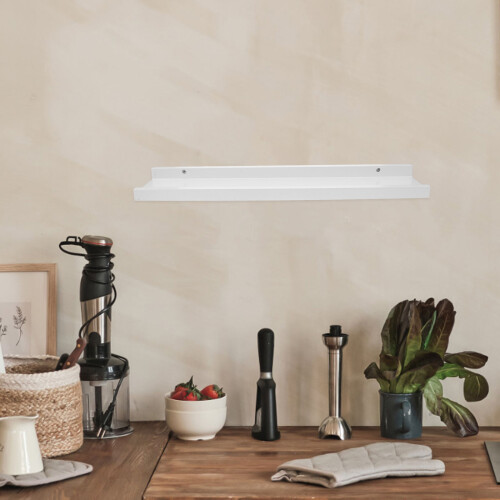 Wall Shelf White Wall Shelves White Solid Wood 1pack 2