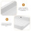 Wall Shelf White Wall Shelves White Solid Wood 1pack 8
