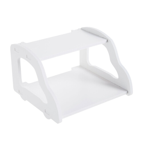 Space-Saving Router Box Holder Pvc Wooden Board 1set