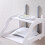 Space-Saving Router Box Holder Pvc Wooden Board 1set 5