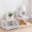 Space-Saving Router Box Holder Pvc Wooden Board 1set 9