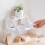 Space-Saving Router Box Holder Pvc Wooden Board 1set 7