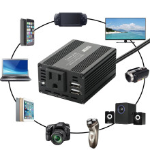 150W Car Power Inverter 12V DC to AC