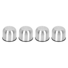 4pcs Cup Cover Stainless Steel Metal Travel Mug Lid