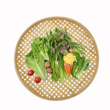 Japanese Woven Strainer Bamboo Colander Strainer Khaki 1pcs