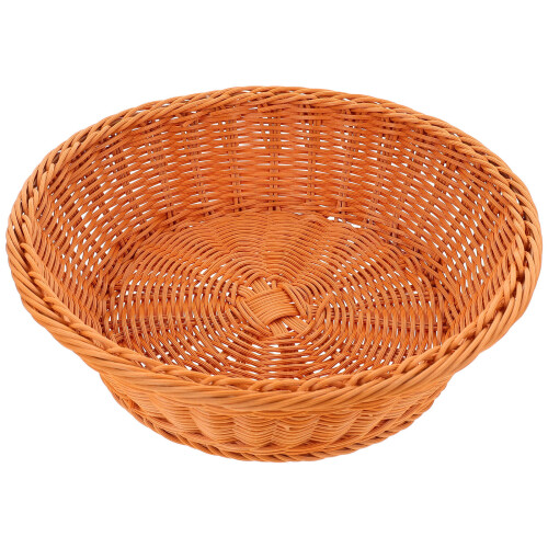 Plastic Woven Basket For Fruit And Sundries Storage