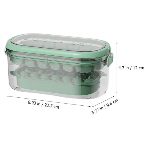 Ice Cube Container For Freezer Ice Making Light Green 1pcs 1